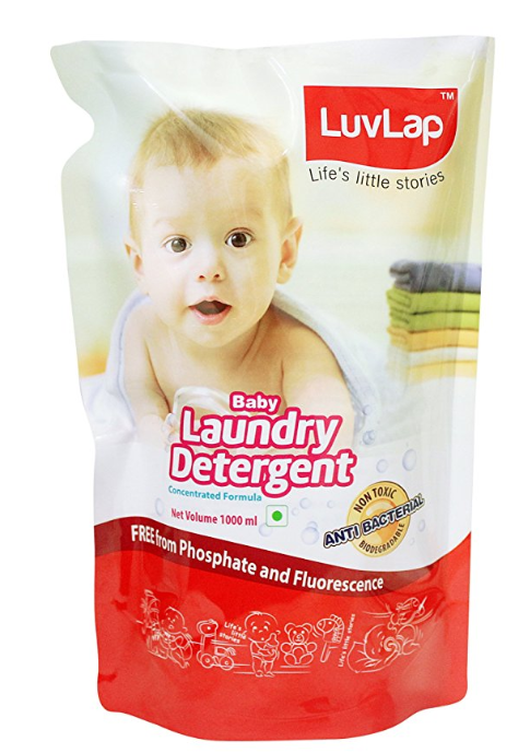 LuvLap Baby Laundry Liquid Detergent Refill Pack (1L) 