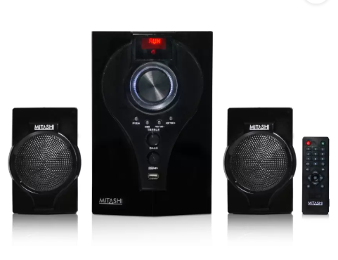 Mitashi HT 2430 BT 50 W Bluetooth Home Audio Speaker  (Black, 2.1 Channel)