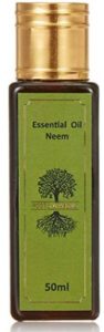 Roots & Above Aromatherapy Pure Natural Neem Essential Oil for Skin and Hair Treatment, 50ml