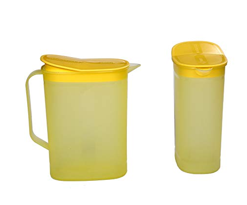 Signoware Ocean Jug Set, 825ml, Set of 2, Lemon Yellow 