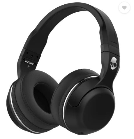 Skullcandy Hesh 2 Bluetooth Headset with Mic (Black, On the Ear)