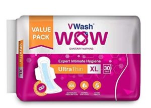 VWash Wow UltraThin Sanitary Napkins