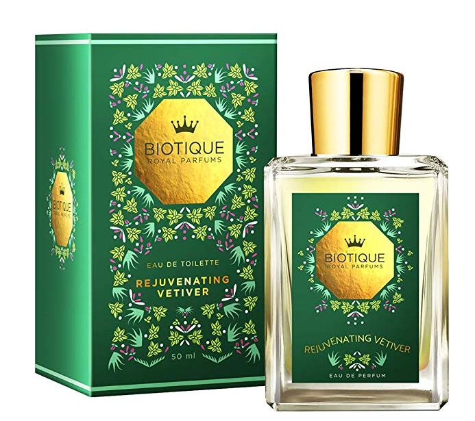 Biotique Perfume, Rejuvenating Vetiver, 50g