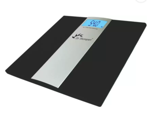 Dr. Morepen Ultra Slim Weighing Scale  (Black)