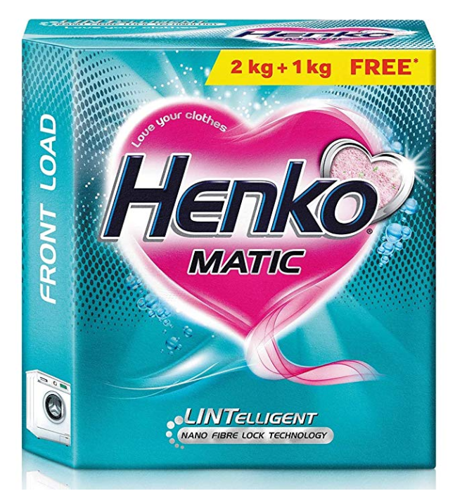 Henko Matic Front Load Detergent - 2 kg with Free 1kg 