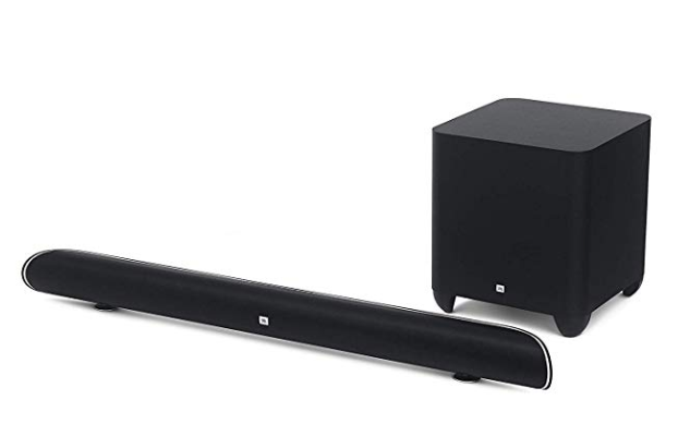 JBL SB450 Powerful Ultra-HD Wireless Soundbar with Wireless Subwoofer