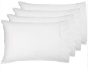 PumPum Solid Bed/Sleeping Pillow Pack of 4  (White)