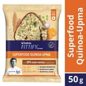 Saffola FITTIFY Gourmet Superfood Quinoa Upma, Power Breakfast, 50g