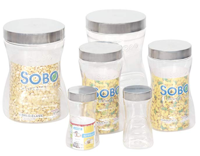 Steelo Sobo Container Set, 6-Pieces 