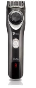 Syska HT750 Corded & Cordless Trimmer for Men  (Black, Silver)