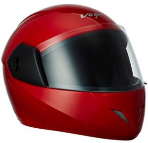 Vega BUD-R Full Face Helmet (Red, XS)
