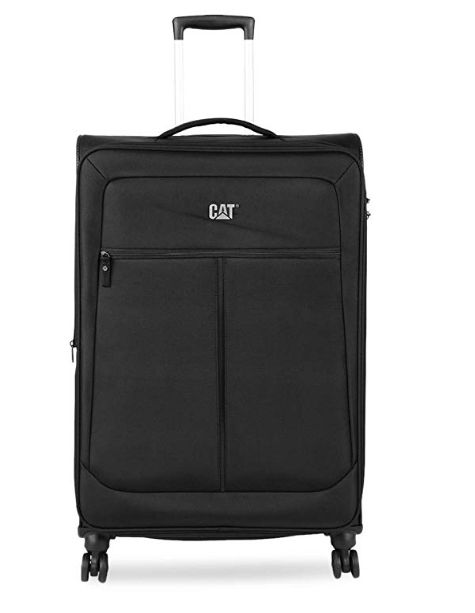 CAT Cargo Polyester 69 cms Black Softsided Check-in Luggage