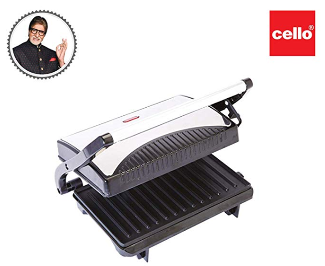 Cello Super Club 200 750-Watt Grill Maker (Black) 