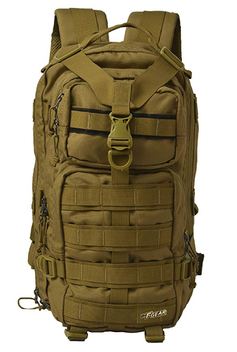 F Gear Military Tactical 29 Ltrs Khaki Casual Backpack
