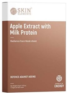 Skin Elements Face Mask Sheets With Apple Extracts & Milk Protein (Pack Of 4+ 2 Mask Sheets Free)