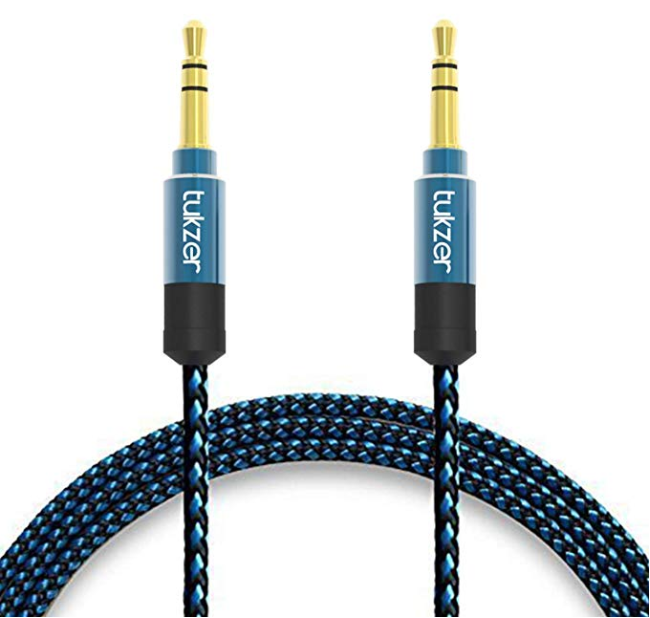 Tukzer Nylon Braided Premium 3.5mm Aux Audio Cable