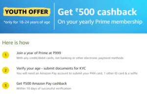 amazon youth offer 50 off on amazon prime