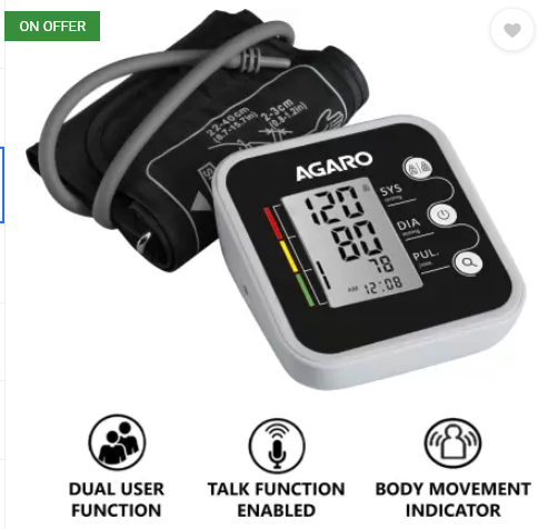 Agaro Automatic Digital Blood Pressure Monitor
