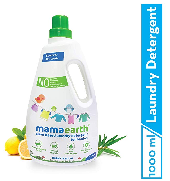 Mamaearth's Plant Based Baby Laundry Liquid Detergent