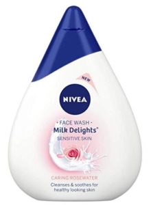 NIVEA Face Wash, Milk Delights Caring Rosewater(Sensitive Skin), 100ml