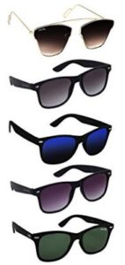 Silver Kartz Best Selling Gift Pack of UV 400 Protection Unisex Sunglasses Pack of 5