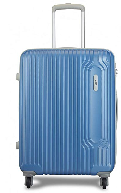 VIP Track Polycarbonate 56 Cms Artic Blue Hardsided Cabin Luggage 