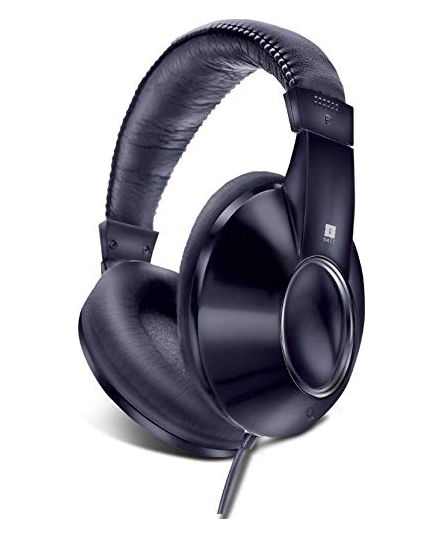 iBall Lisztomania 5 Wired Headset with Mic (Black)