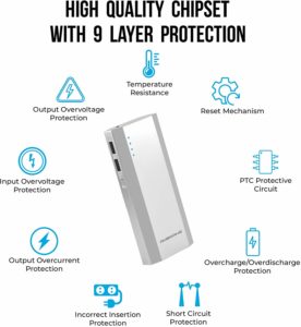 Amazon Ambrane P-1111 10000mAH Power Bank