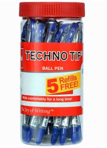 Cello Pens Technotip Ball Pen Set with Free Refills
