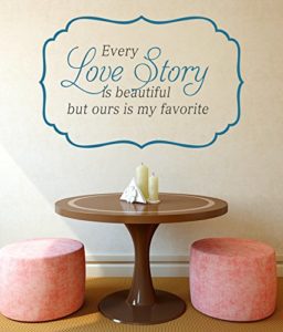 Decals Design Every Love Story is Beautiful Wall Sticker