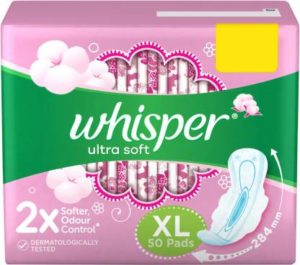 Flipkart- Buy Whisper Ultra Soft XL Sanitary Pad
