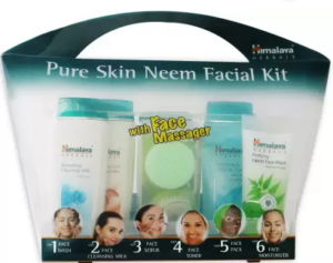 Himalaya Pure Skin Neem Facial Kit with Face Massager  (7 Items in the set)