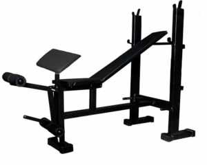 MADHRUN 4 in 1 Gym Bench with Preacher Free