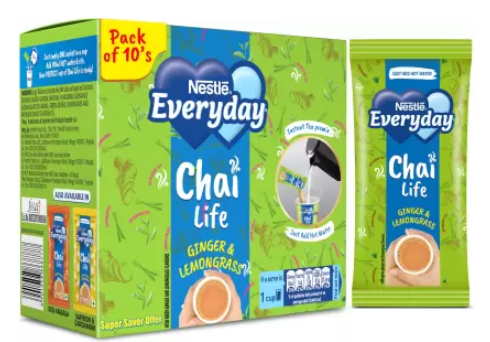 Nestle Everyday Chai Life Ginger, Lemon Grass Instant Tea Box  (160 g)