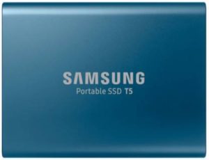Samsung T5 250 GB External Solid State Drive  (Blue)
