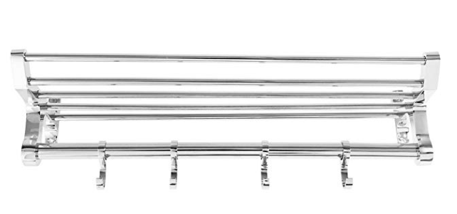 Spartan TR 1501 B-18 Steel 18 Inch Chrome Plated Folding Towel Rack