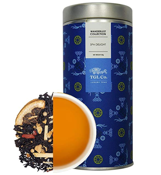 TGL Spa Delight Black Tea Loose Leaf Tea for Skin