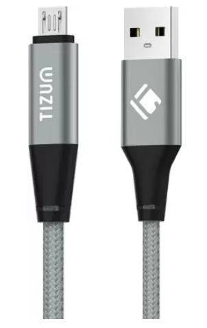 TIZUM Premium Kevlar-Nylon Fiber Braided usb cable