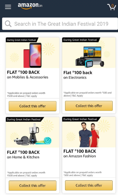 amazon festival coupons