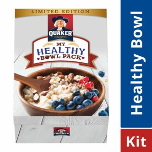 Amazon- Buy Quaker Oats - 1 Kg with Wooden Bowl & Spoon