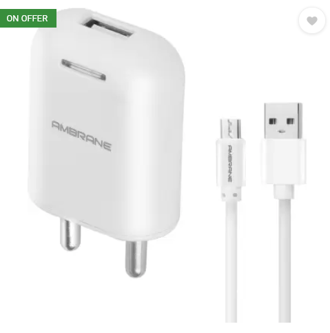 Ambrane AWC-38 With 1 m Sync & Charge USB Cable