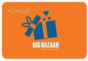 Big Bazaar Gift Card Rs 950 amazon dealnloot