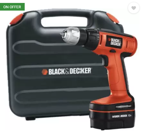 Black & Decker EPC12K2 Cordless Pistol Grip Drill