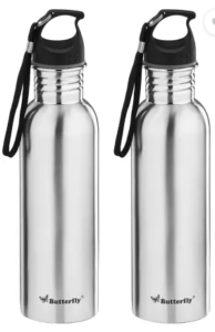 Butterfly Eco SS 750 ml Bottle  (Pack of 2, Silver)