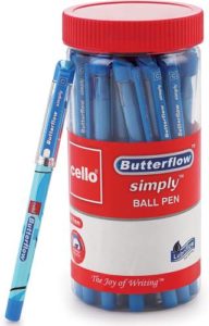 Cello Butterflow Simply Ball Pen Jar Ball Rs 151 flipkart dealnloot