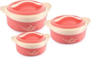 Cello Hot Feast Pack of 3 Thermoware Casserole Set