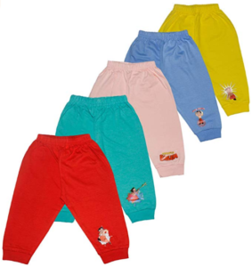 Chhota Bheem Cotton Baby Boys Pant (Pack of 5)