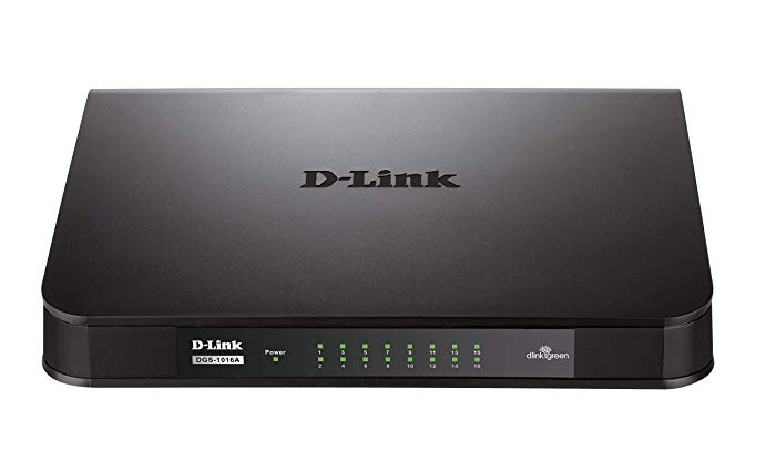 D-Link DGS-1016A 16-Port Gigabit Unmanaged Switch
