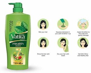 Dabur Vatika Health Shampoo 640 ml