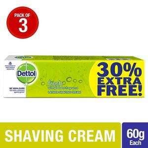 Dettol Fresh Shaving Cream 60g 18g extra Rs 99 amazon dealnloot